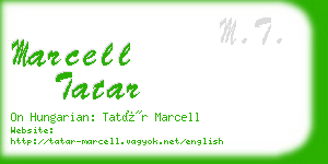 marcell tatar business card